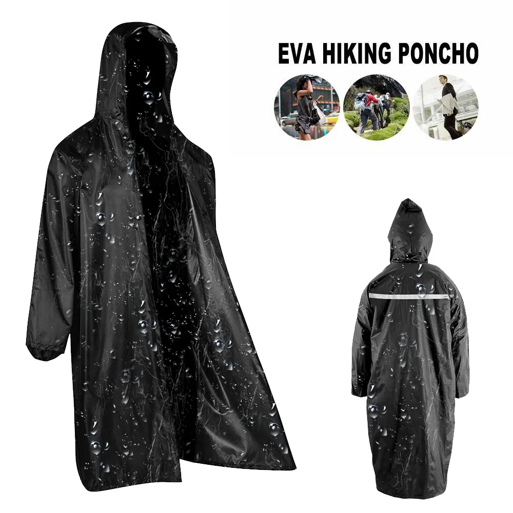 Мужские и женские черные быстросохнущие походные куртки из ПВХ новинка 2019 года