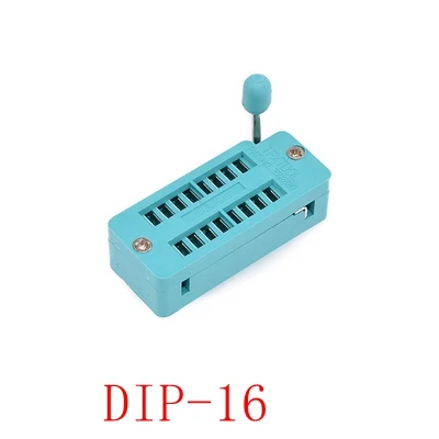 Замок для микросхем 2,54 мм Тест универсальный разъем ZIF 14Pin 16Pin 18Pin 20Pin 24Pin 28Pin 14P 16P 18P 20P 24 28P включен.