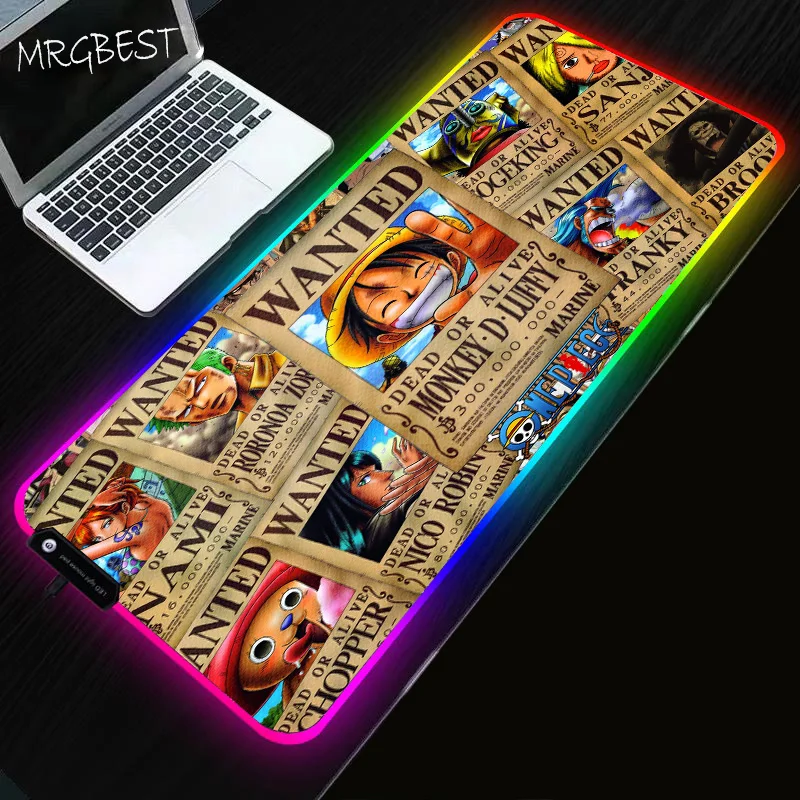 

MRGBEST Anime Large Lockedge Mouse Pad Game Player Computer RGB MousePad Desk Keyboard Mat CSGO DOTA