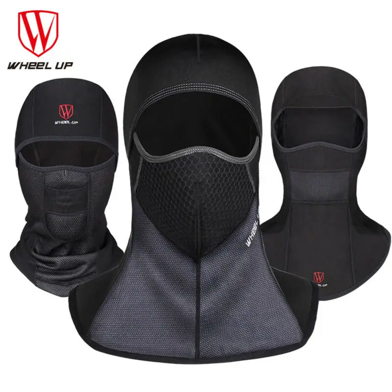 Unisex Black Windproof Thermal Fleece Neck Winter Warm Balaclava Ski Full Face Mask Hat | Аксессуары для одежды