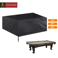 billiard pool table cover with drawstring waterproof windproof anti uv heavy duty 420d oxford fabric billiard cover