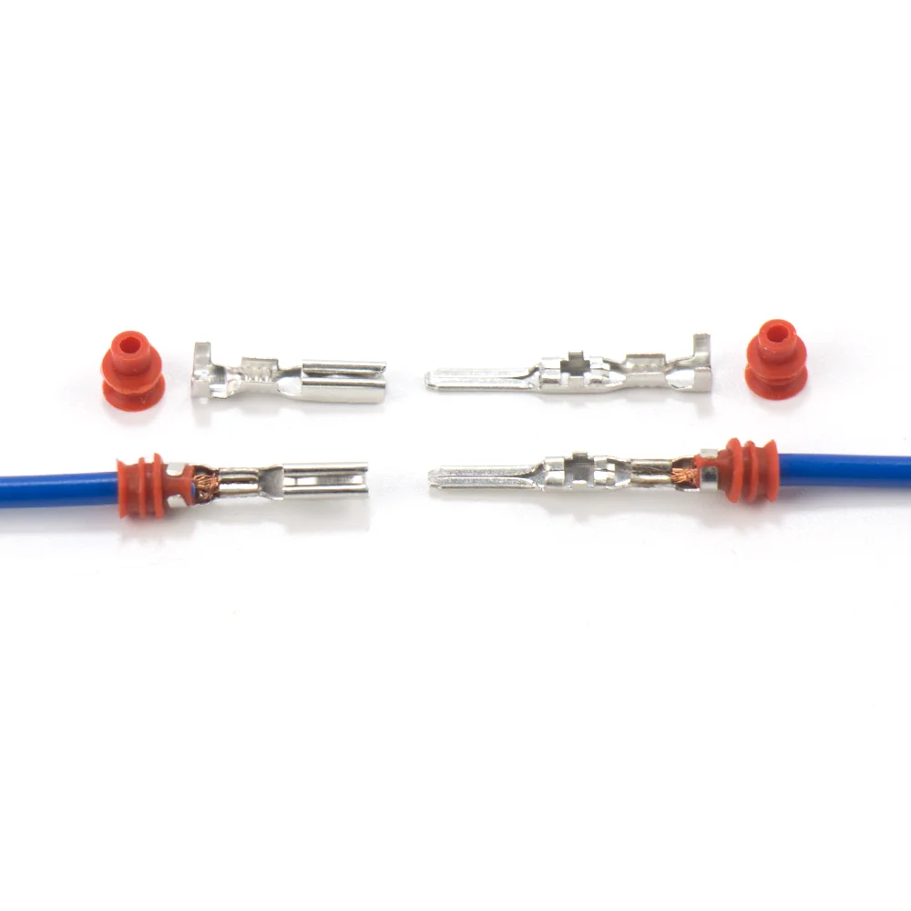 20/50 комплектов 2-контактный разъем топливного инжектора с верхним слотом