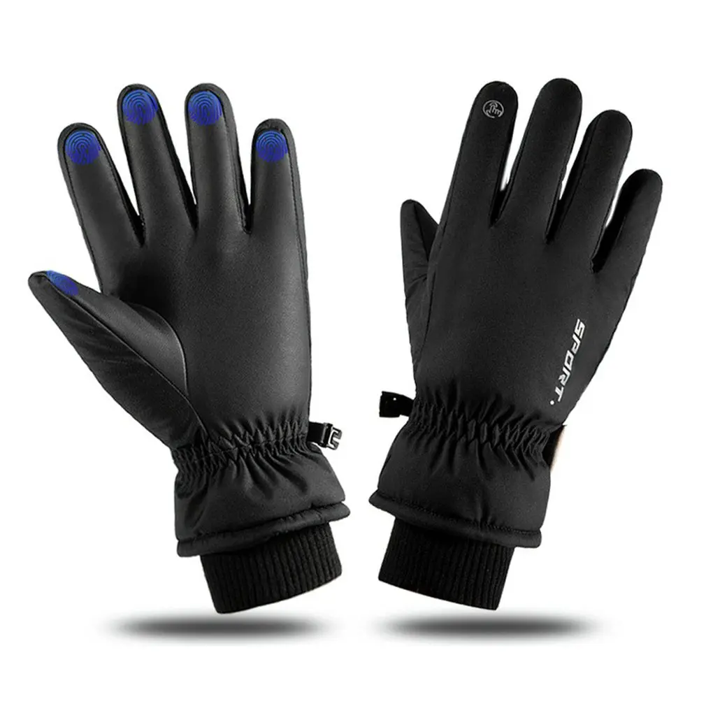 

Women's Men's Gloves Winter Thermal Glove Fleece Lining Touch Screen Windproof Waterproof Full Finger Ski Fitness Outdoor Sports