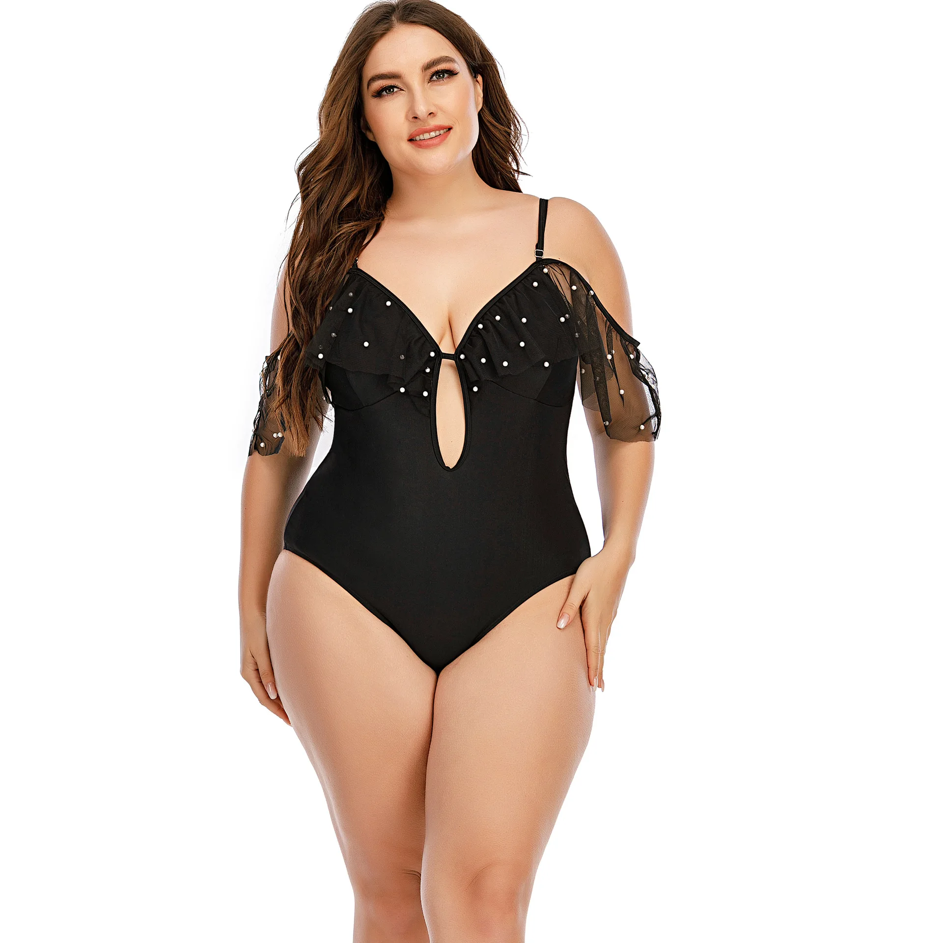 Women Bikini 2021 Bathing Suit Swimsuit Set Beachwear Black Adult Swim Wading Female Bodysuit Print Polyester Sierra Surfer New