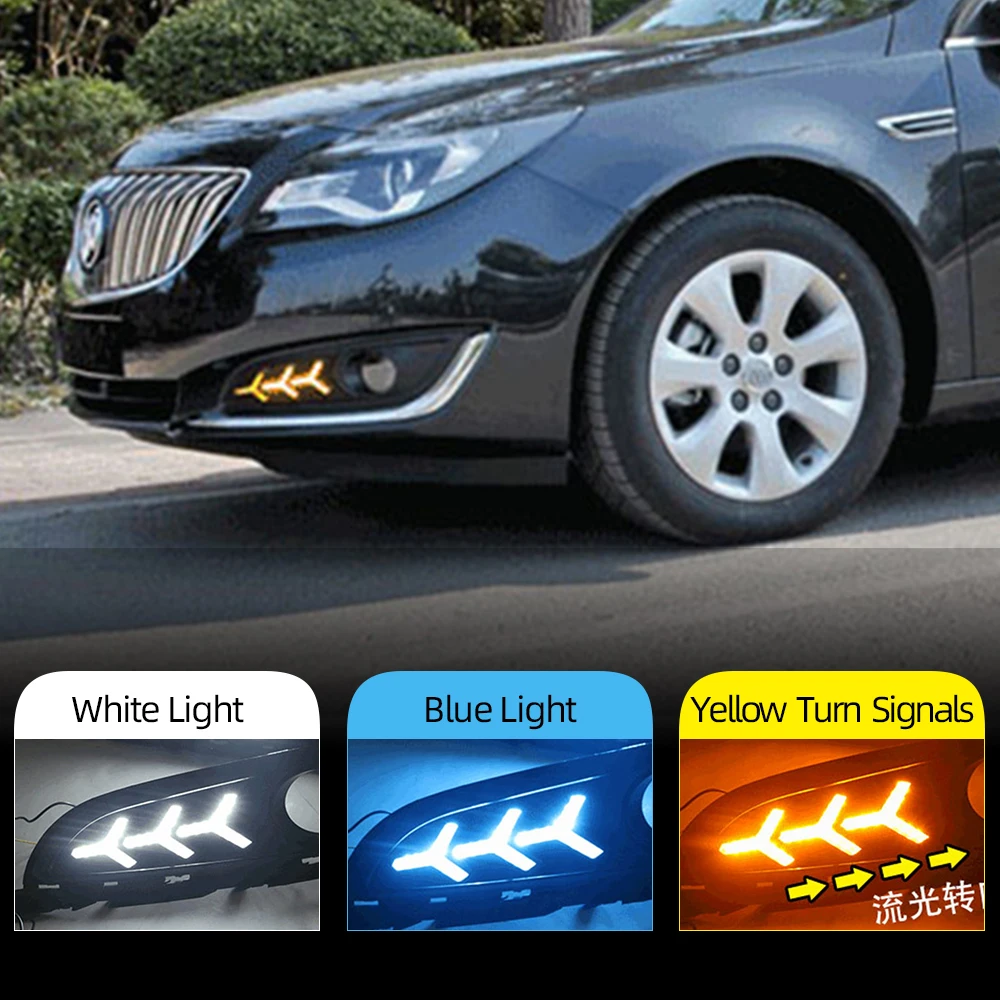 2 шт. светодиодный для Buick Opel Regal Insignia 2013 2014 2015 DRL Габаритные огни дневного света с
