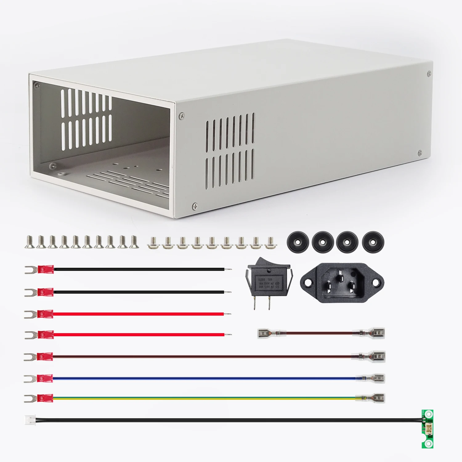 

Чехол для цифрового источника питания S800 S12D 800 Вт, переключатель питания только для RD6012 RD6018, металлический корпус, не содержит блока питания