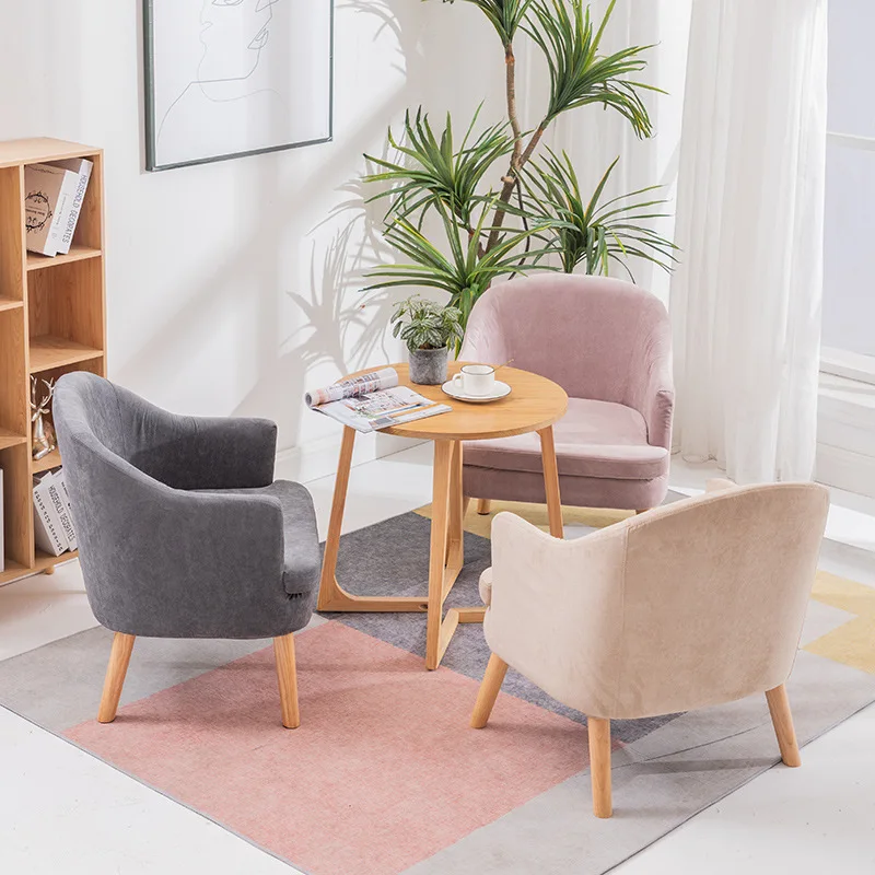 

Табурет тканевый для маленького дивана, низкий стул из массива красного дерева в скандинавском стиле для дома, гостиной, креативный Модный ...