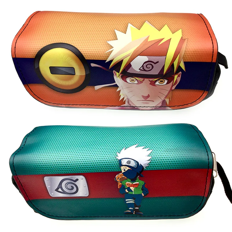 Чехол для карандашей NARUTO мультяшный держатель ручки чехол канцелярских