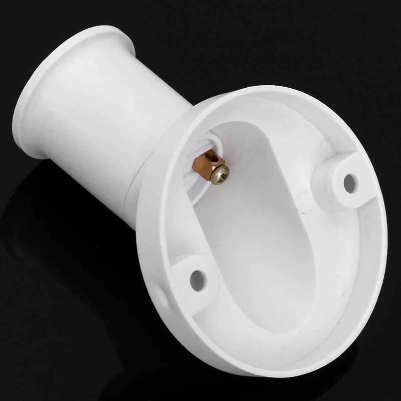 

Lamp Bases E27 Socket Socket 45 Degree Tilt Screw Bulb Base Wall Socket Adapter Converter Garden Lamp Holder AC 250V 6A