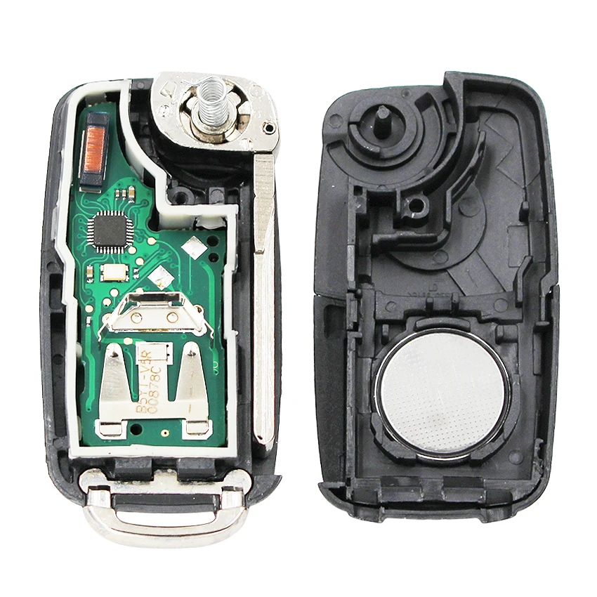 Сменная система MQB умный модифицированный складной дистанционный ключ с 3