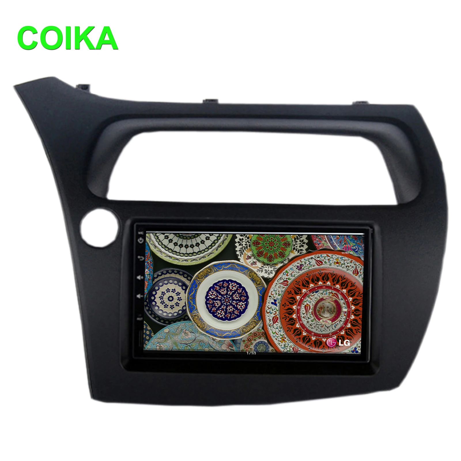 Система COIKA " Android 9,0, 4+ 64 Гб ОЗУ, Автомобильный gps приемник Navi для Honda Civic, мультимедийное радио, стерео, wifi, Google, SWC, двойной DIN