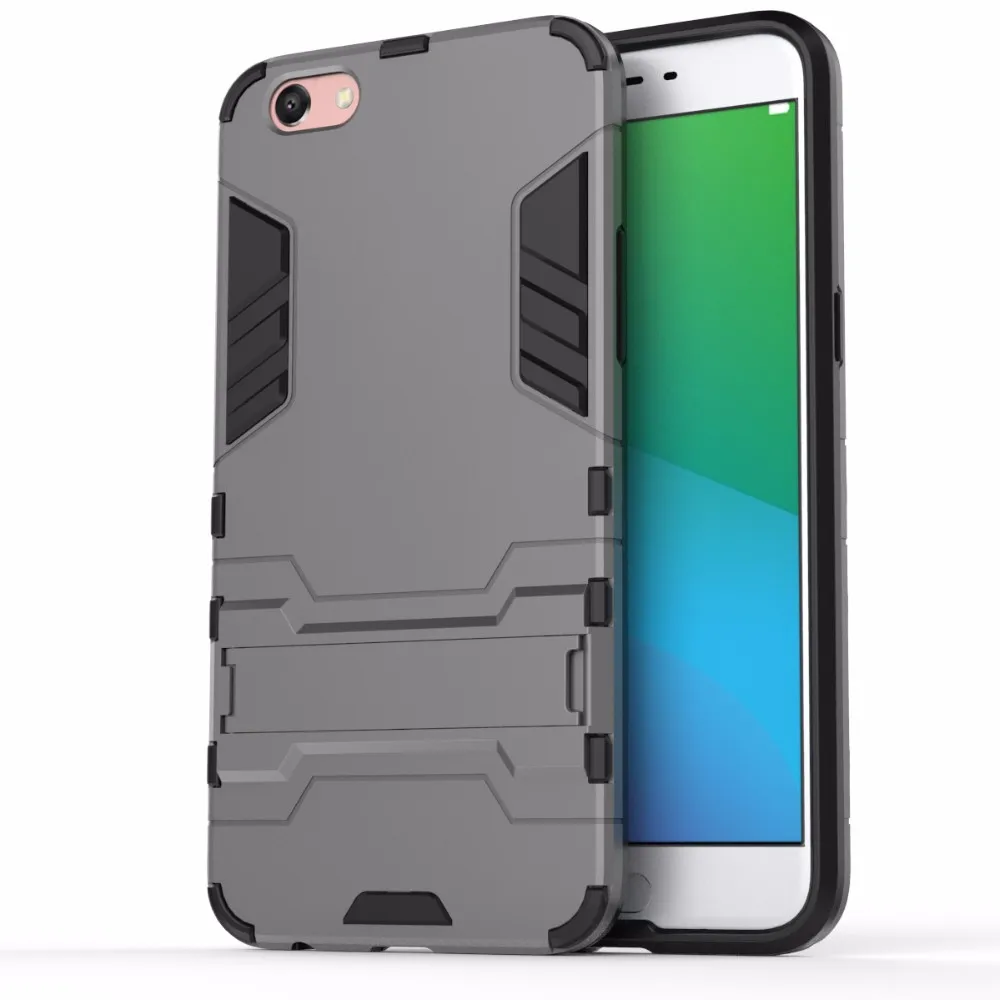 gray armor case Чехол для MEIZU U10, чехол, гибридный резиновый бампер, ударопрочный жесткий чехол для Meizu U10 U680D, бронированный держатель - Цвет: gray armor case