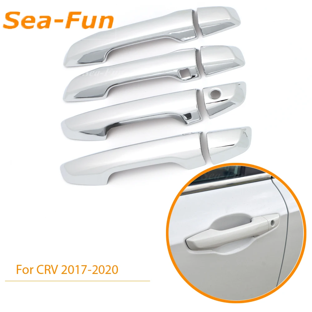 

For Honda CR-V CRV 2017 2018 2019 2020 Car Door Handle Cover Trim Frame ABS Chrome Car Exterior Styling Auto Accessories