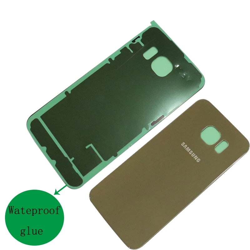 Samsung Galaxy S6 задняя 3D стеклянная крышка батареи Корпус чехол Замена G920 G920F + клейкая