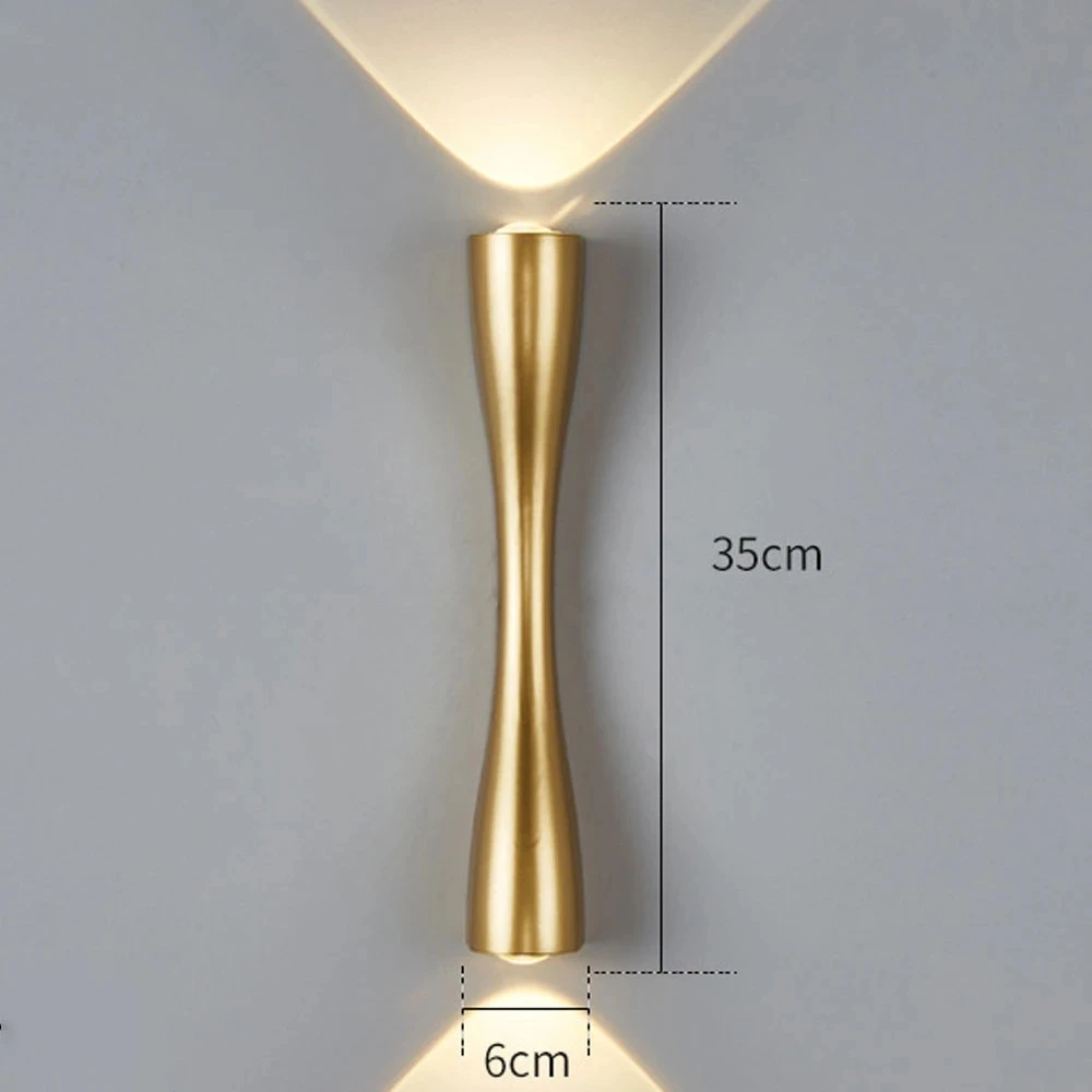 Sanmusion наружные Настенные светильники IP44 Водонепроницаемый светодиодный