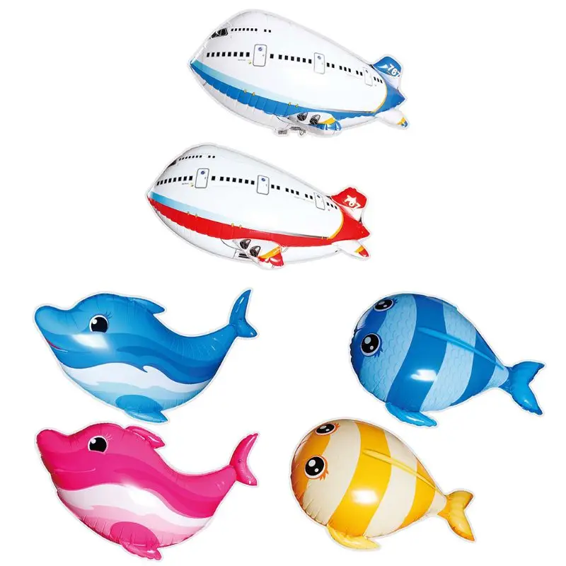 

Игрушки дистанционного управления летающая рыба гелий Дельфин самолет электрические надувные воздушные шары Новые
