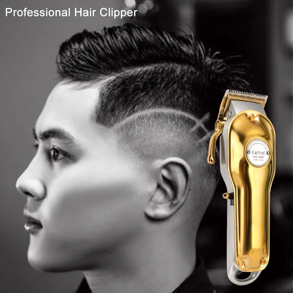 All Metal Professional Hair Cutter Clipper Barber Trimmer Men Electric Cutting Machine Rechargeable Haircut | Бытовая техника