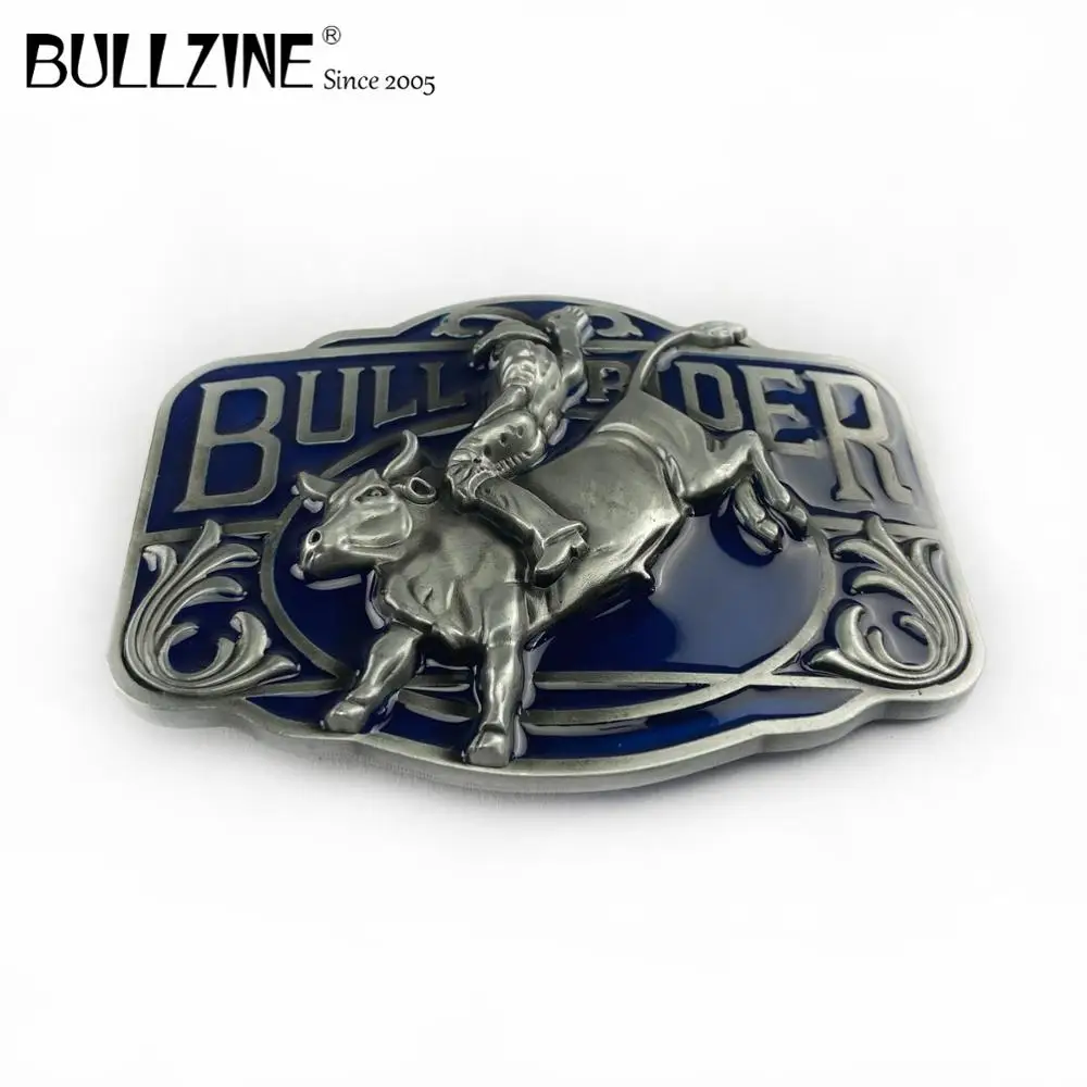 Bullzine цинковый сплав Ретро Западный бык пряжка на ремешке Пряжка для ремней rodeo