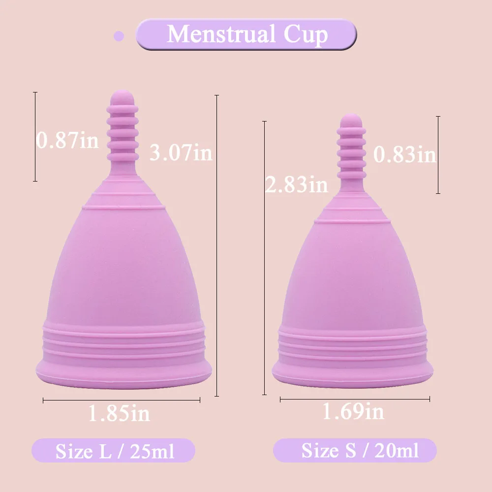 Timkdle Medical Silicone Menstrual Cup Period Feminine Hygiene Female Coletor with Box |