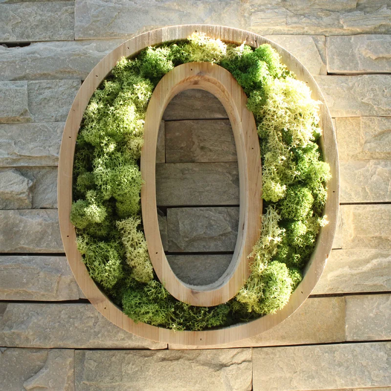 

12 Inch Wood Letters Hollowed Out Letter Decoration Advertising Sign Plant Letters Wood Flower Letter Customization DIY Planting