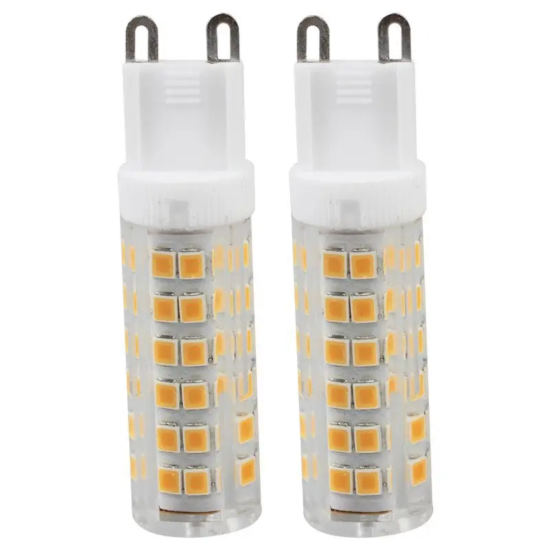 2 Pack G9 светодиодный светильник 7 Вт/550лм 60 ВАТТ эквивалент галогенных ламп теплый