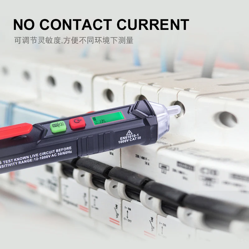 

HABOTEST Intelligent Non-contact Pen Alarm AC Voltage Detector Meter Tester Pen Voltage Sensor Tester
