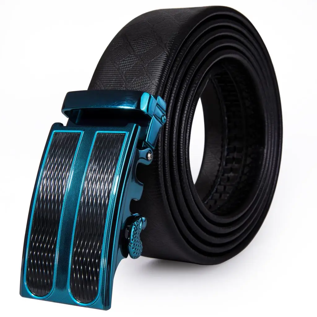 Мужской ремень из натуральной воловьей кожи с автоматической пряжкой|Мужские