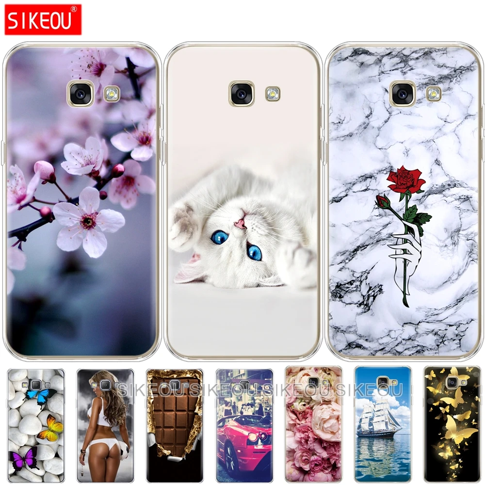 Силиконовый чехол для телефона Samsung Galaxy A3 A5 A7 2015 2016 2017 A500 A510 A520 A300 A310 A320 A700 A710 A720