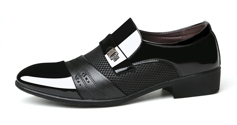 

Мужские классические туфли, официальная обувь на плоской подошве, дышащие слипоны, деловые офисные туфли, цвет черный/коричневый, лето, разм...