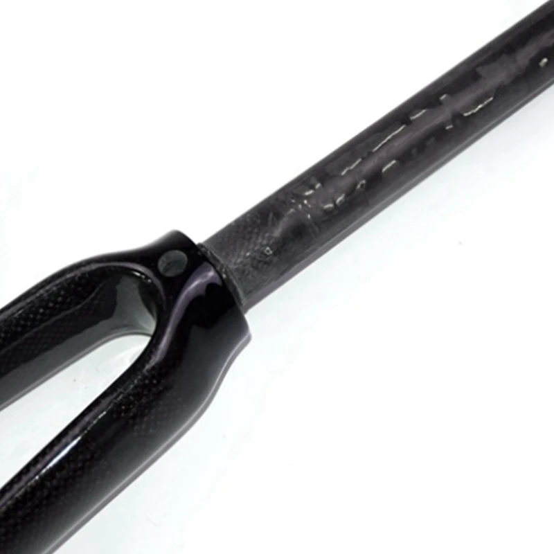 

SPOMANN Carbon Fiber Road Bike Front Fork Disc Brake Cylinder Axle Hard Fork 700C with Cylinder Axle Rod Opening 100