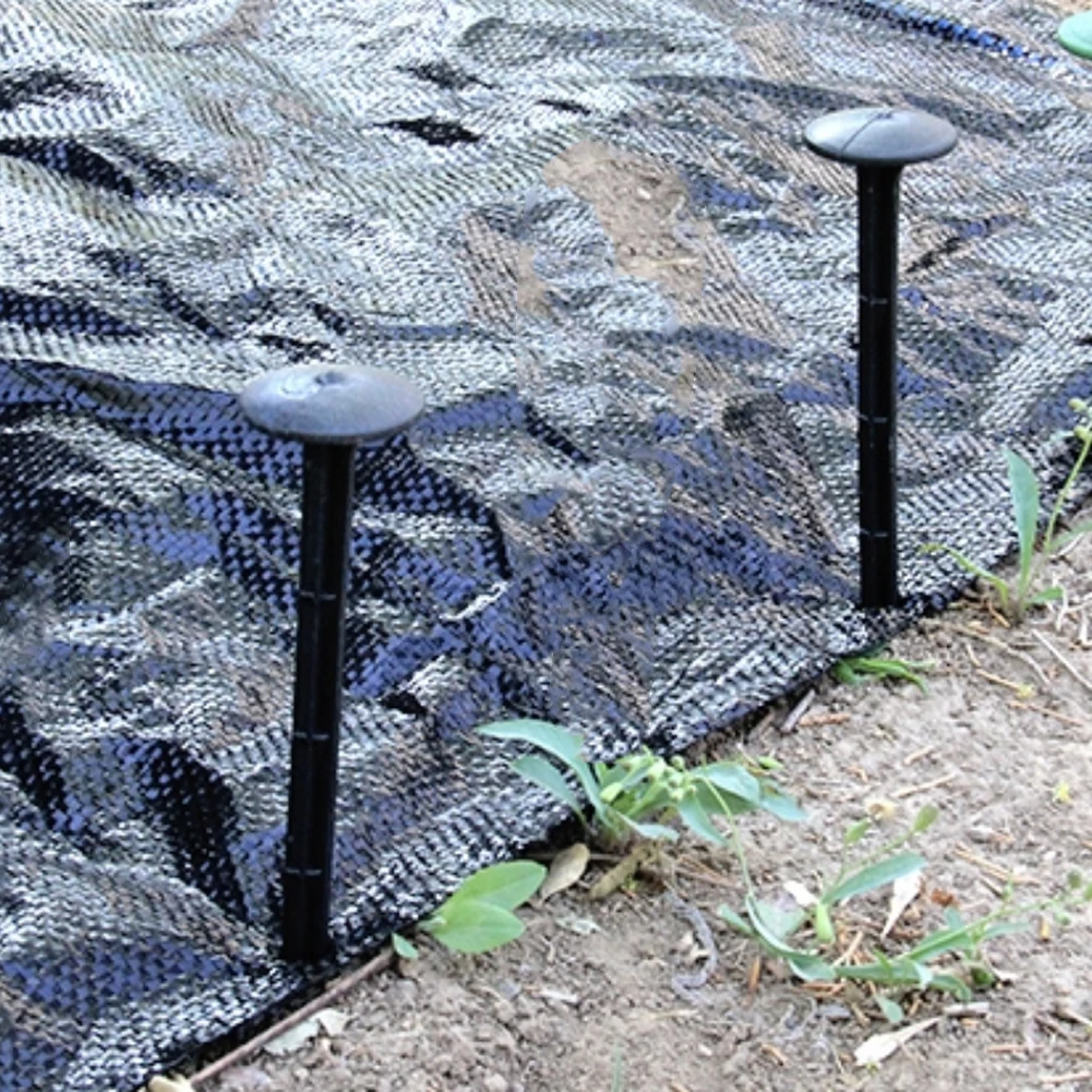 50 шт. практичные пластиковые анкерные ставки садовые сетчатые пленочные колышки