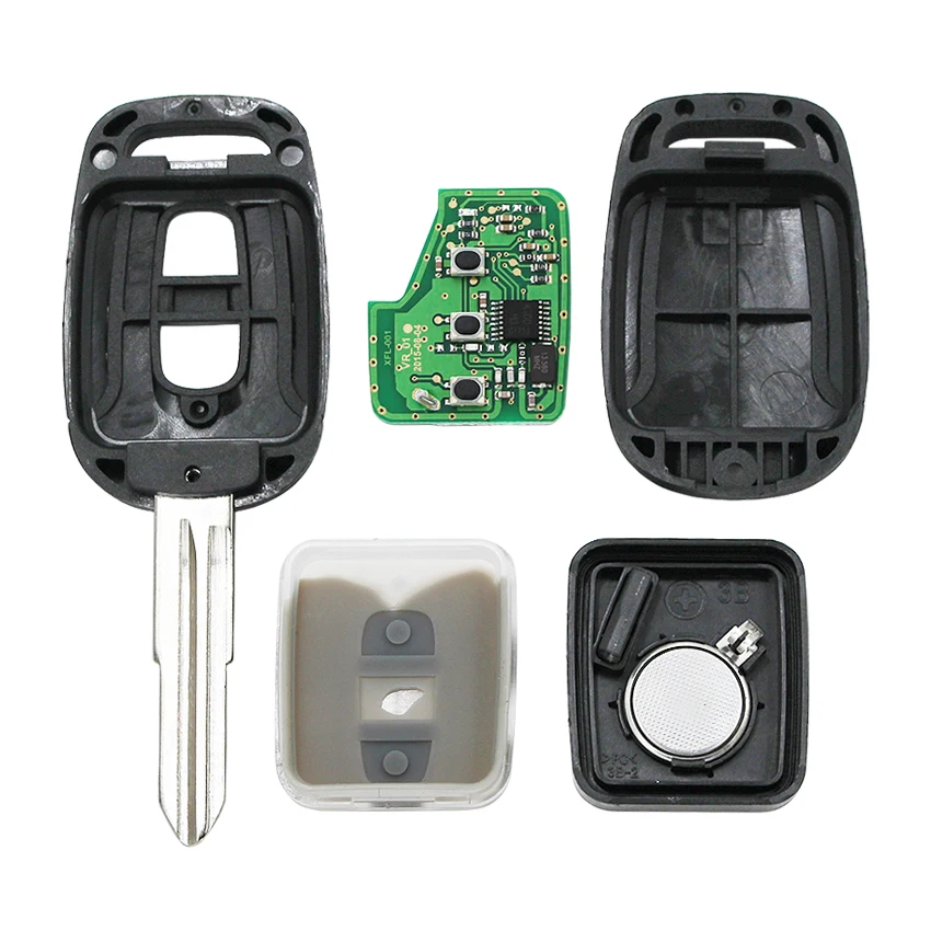 Ключ дистанционного управления с 2 кнопками смарт ключ для автомобиля чип ID46 PCF7936