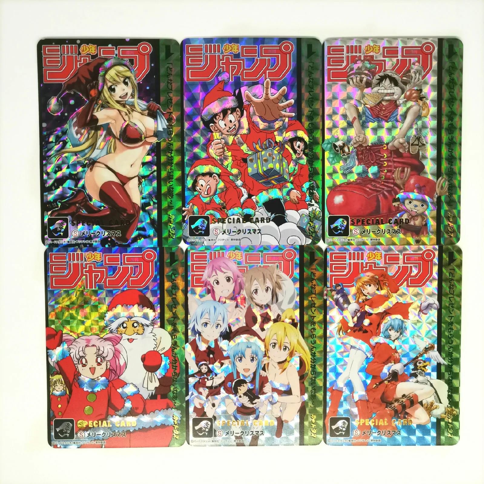

9pcs/set JUMP Dragon Ball Z ONE PIECE Fairy Tail Toys Hobbies Hobby Collectibles Game Collection Anime Cards