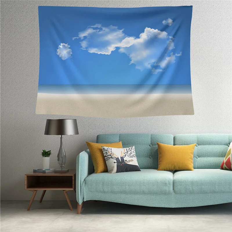 Веселый жаркий скандинавский персональный принт гобелен с пейзажем современный