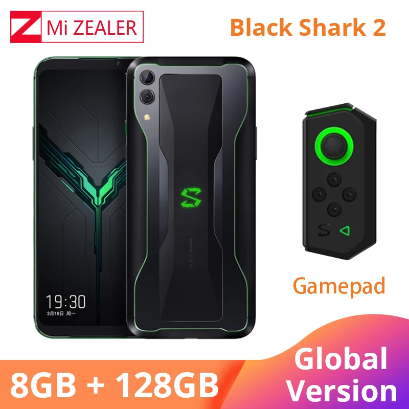 2019 в наличии QC4.0 глобальная версия Xiaomi Black Shark 2 8 Гб 128 ГБ игровой Смартфон Snapdragon 855 6