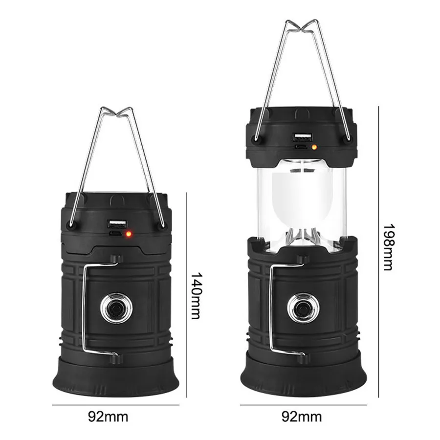 Солнечная приведенная в действие 2 1 СВЕТОДИОДНЫЙ кемпинговый светильник