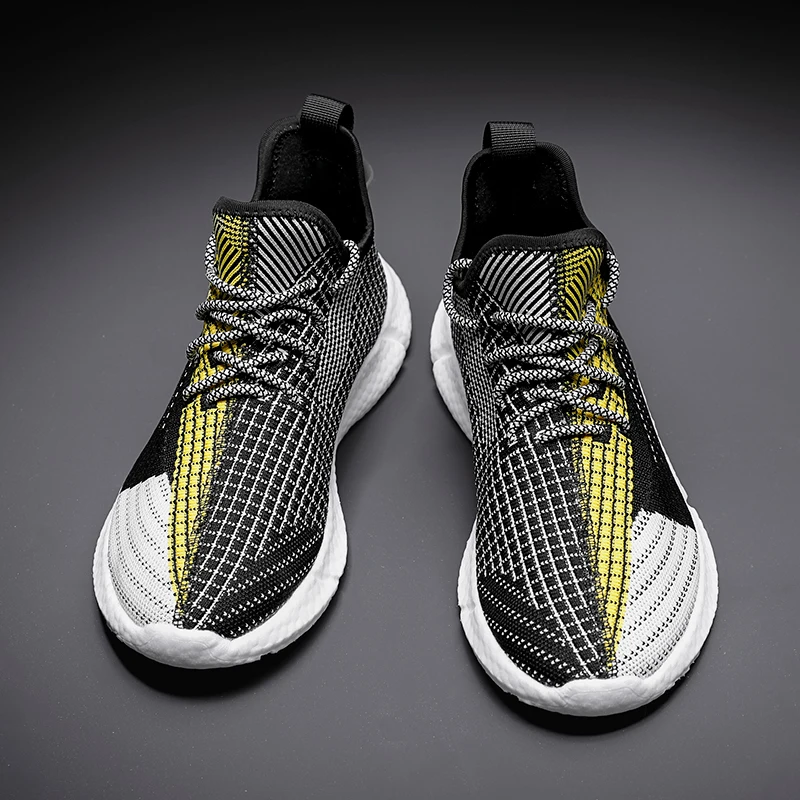 

New Men Sneakers Breathable Mesh Running Shoes for Men Cushioning Outdoors Trainers Man Athletic Sports Jogging Shoes