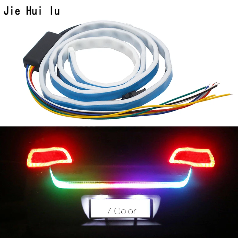 

Car Styling RGB Undercarriage 120Cm Floating Led Trunk Strip Light Luggage Compartment Lights Dynamic Streamer Turn Signal LED