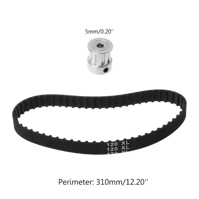 Колесо синхронизации отверстий 10T 5 мм + ремень ГРМ для электродрели без силового