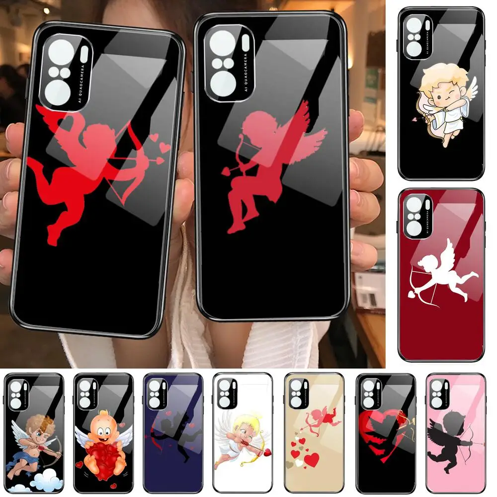 

Valentine's Day Lovers' love Phone Case For POCO F1 F2 F3 Pro X3 M3 9C 10T Lite NFC Anime Black Cover Silicone Back Prett mi 10