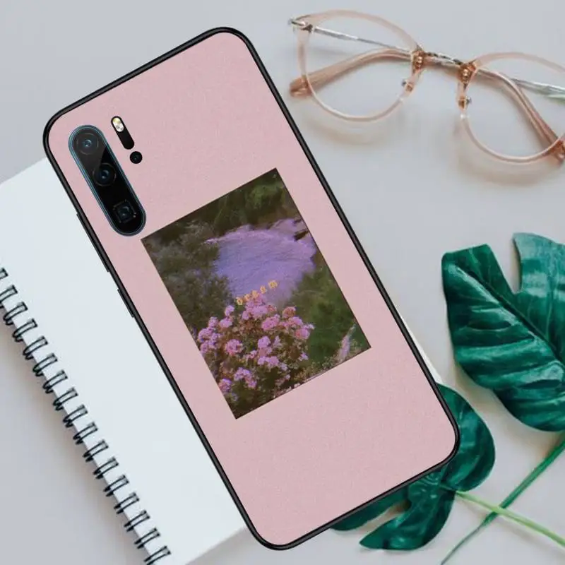

Yellow Sunflower Rose Aesthetic Phone Case For Huawei honor Mate P 10 20 30 40 i 9 8 pro x Lite smart 2019 nova 5t funda coque