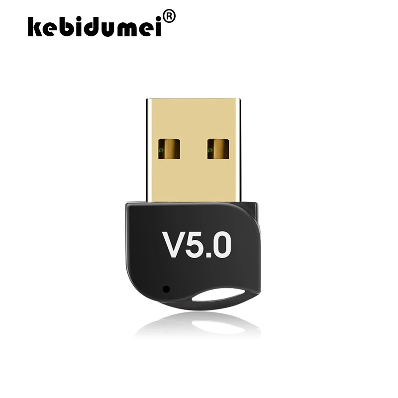 Kebidumei включающим в себя гарнитуру блютус и флеш накопитель USB адаптер Bluetooth 5 0 Dongle
