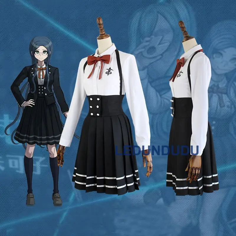 Аниме Danganronpa V3 Shirogane Tsumugi Оригинальная версия униформа для косплея женский