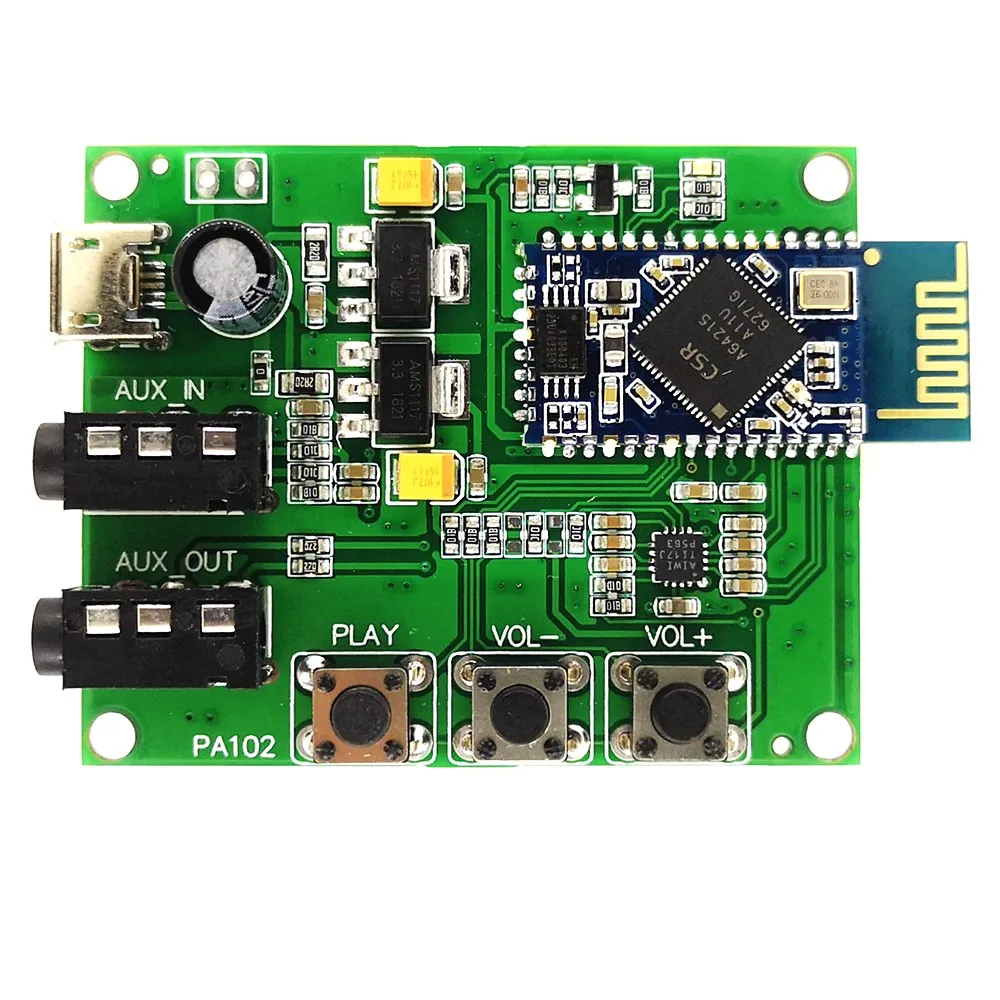 PA202 Bluetooth 4 2 аудио приемник модуль aptx LL Amp CSRA64215 aux|Модули для умного дома| |