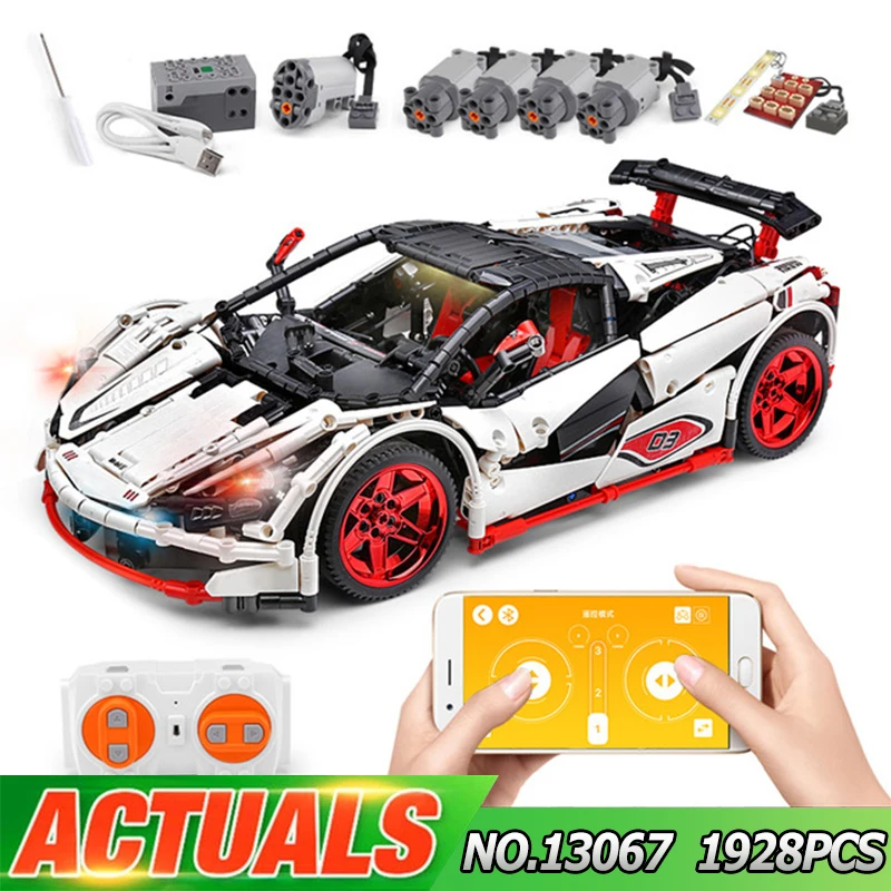 

Mould King App Remote Control Car 13067 ICARUS Supercar Compatible MOC 4562 Building Blocks Bricks Educational Toy Birthday Gift
