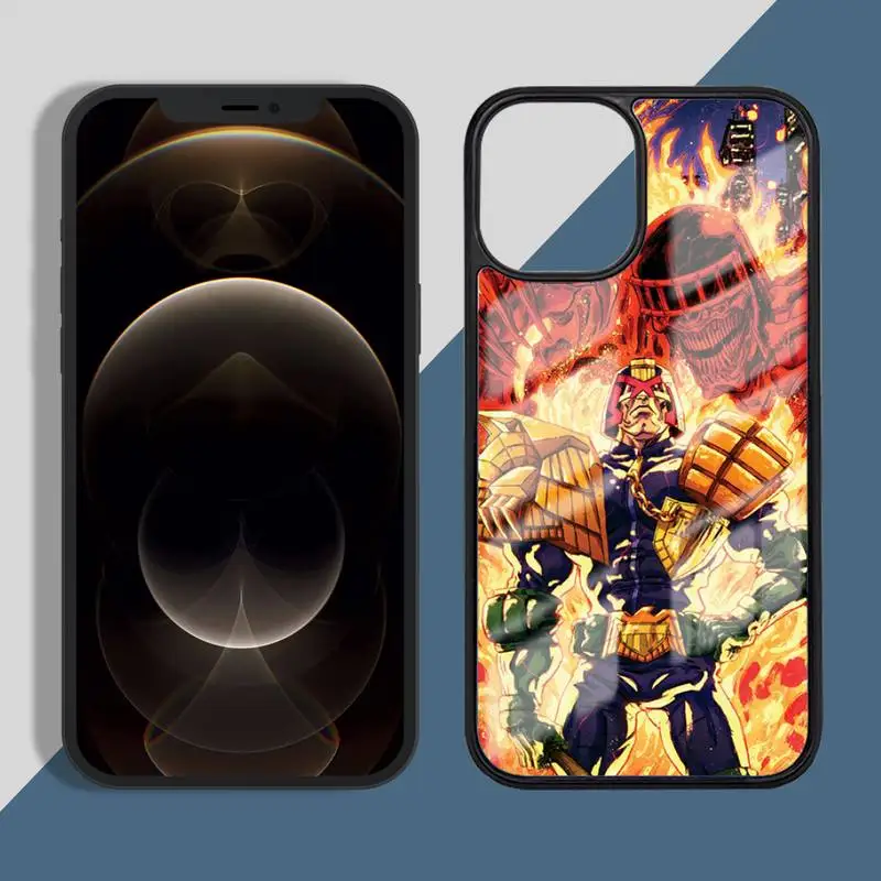 

Judge Dredd Phone Case PC for iPhone 11 12 pro XS MAX 8 7 6 6S Plus X 5S SE 2020 XR