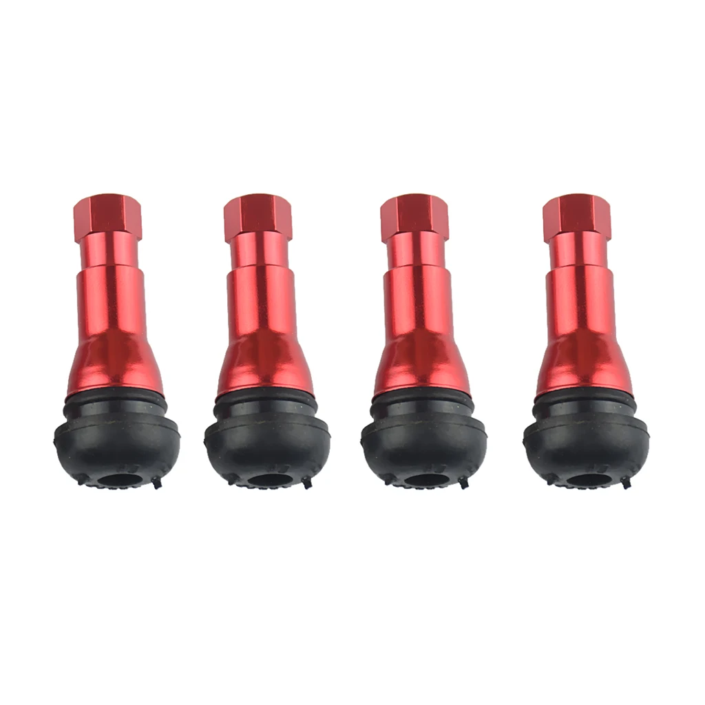 4pcs Red TR413 Tire Valve Stems Car Truck Parts High Performance |