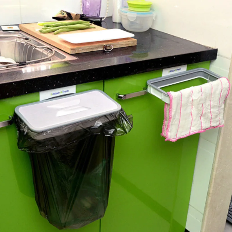 Квадратный Кухня мусора навесной шкаф органайзер для хранения полки настенный