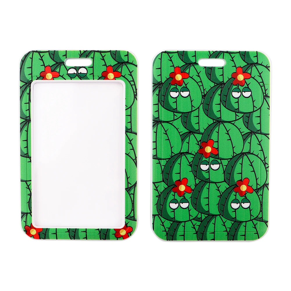 ER453 зеленого цвета с изображением растений кактуса держатель для банковской