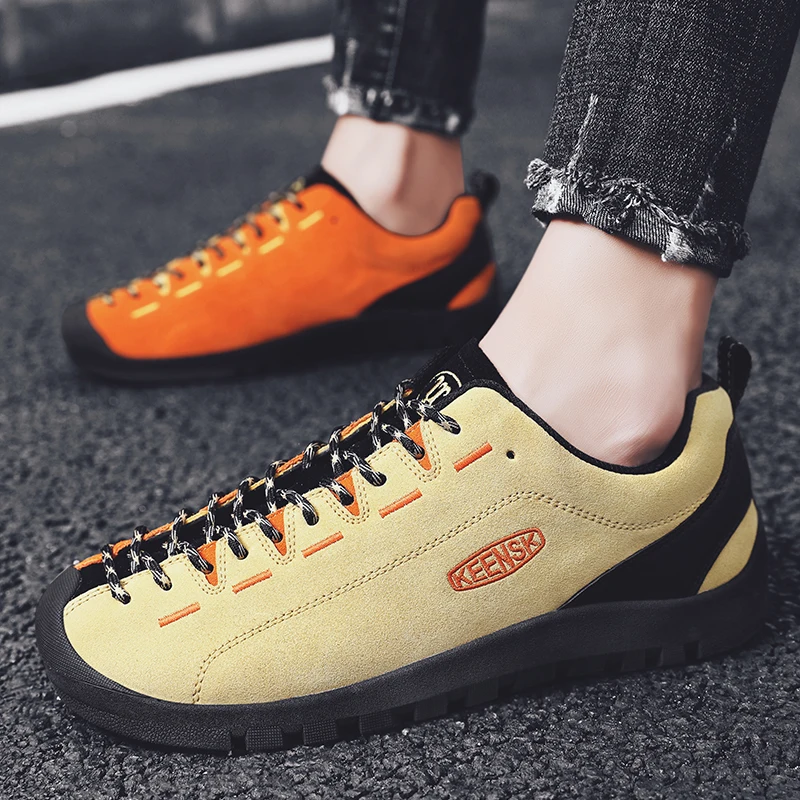 Outdoor Men's Hiking Shoes Breathable Mountaineering Waterproof Women's Sneakers High Quality Hunting Travel Hiking Shoes Men